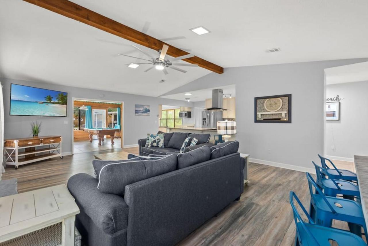 The Flip Flop Stop - Private Heated Pool, Pool House, Backyard Oasis And Game Room パナマシティービーチ エクステリア 写真