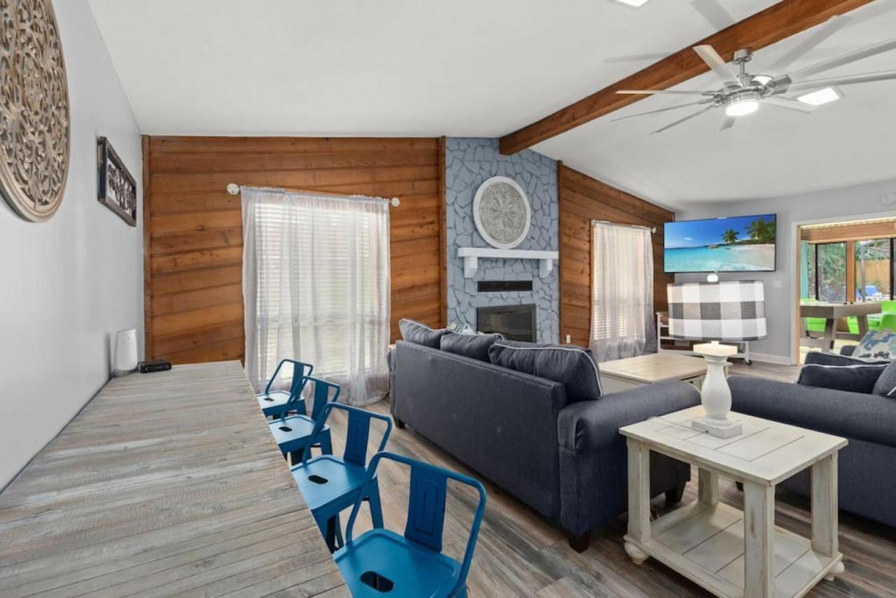 The Flip Flop Stop - Private Heated Pool, Pool House, Backyard Oasis And Game Room パナマシティービーチ エクステリア 写真
