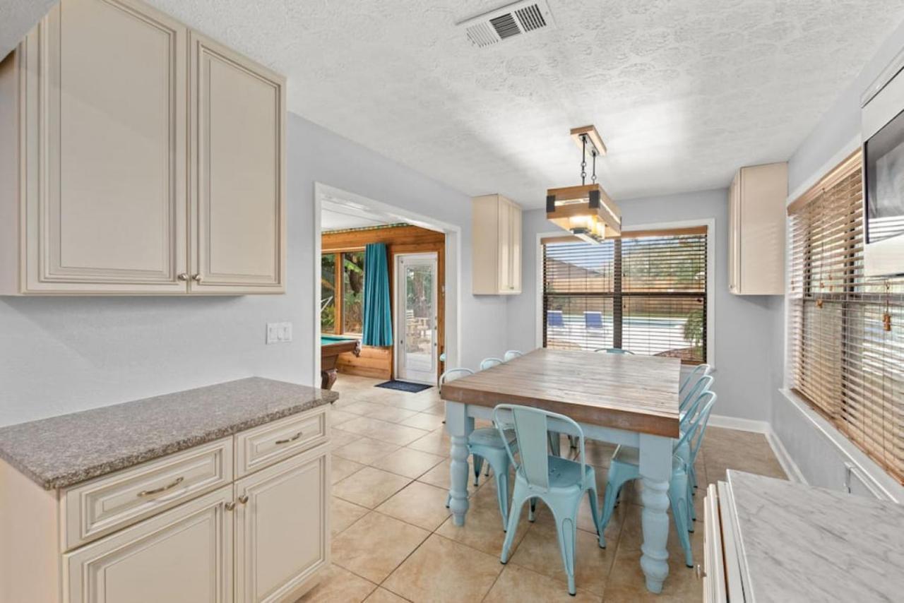 The Flip Flop Stop - Private Heated Pool, Pool House, Backyard Oasis And Game Room パナマシティービーチ エクステリア 写真