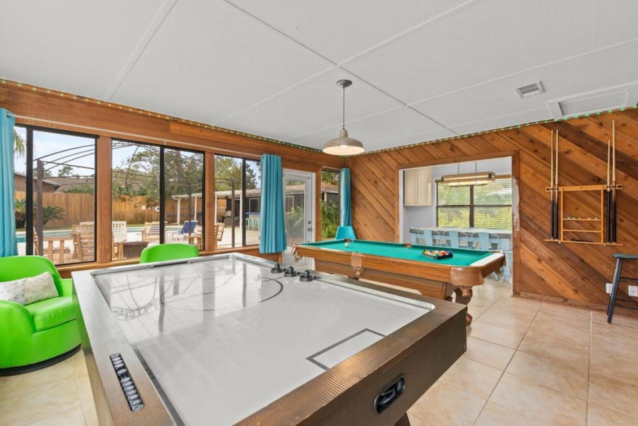 The Flip Flop Stop - Private Heated Pool, Pool House, Backyard Oasis And Game Room パナマシティービーチ エクステリア 写真