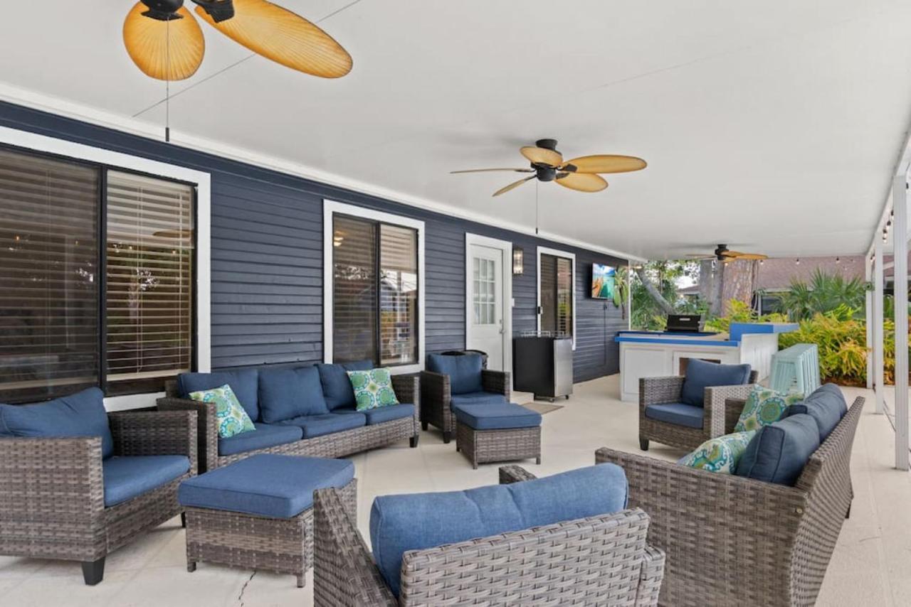 The Flip Flop Stop - Private Heated Pool, Pool House, Backyard Oasis And Game Room パナマシティービーチ エクステリア 写真